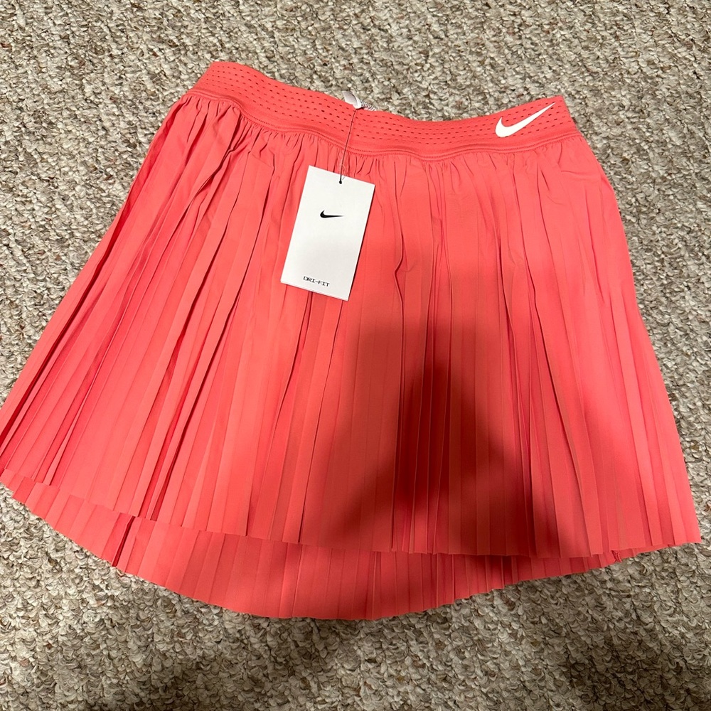Nike pink mini tennis skirt